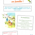 Atelier nichoir en famille 